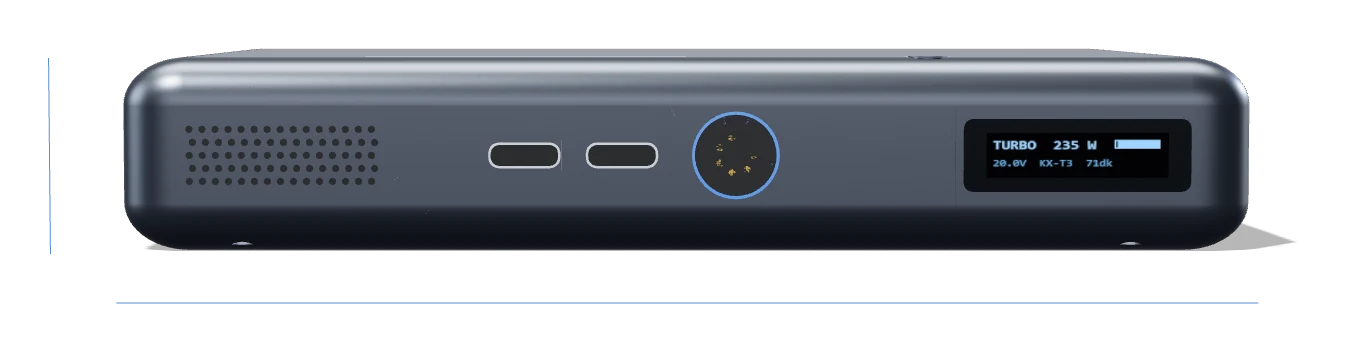 FRAGWATT Core front: 24 mm thick, 140 mm wide with dimension lines